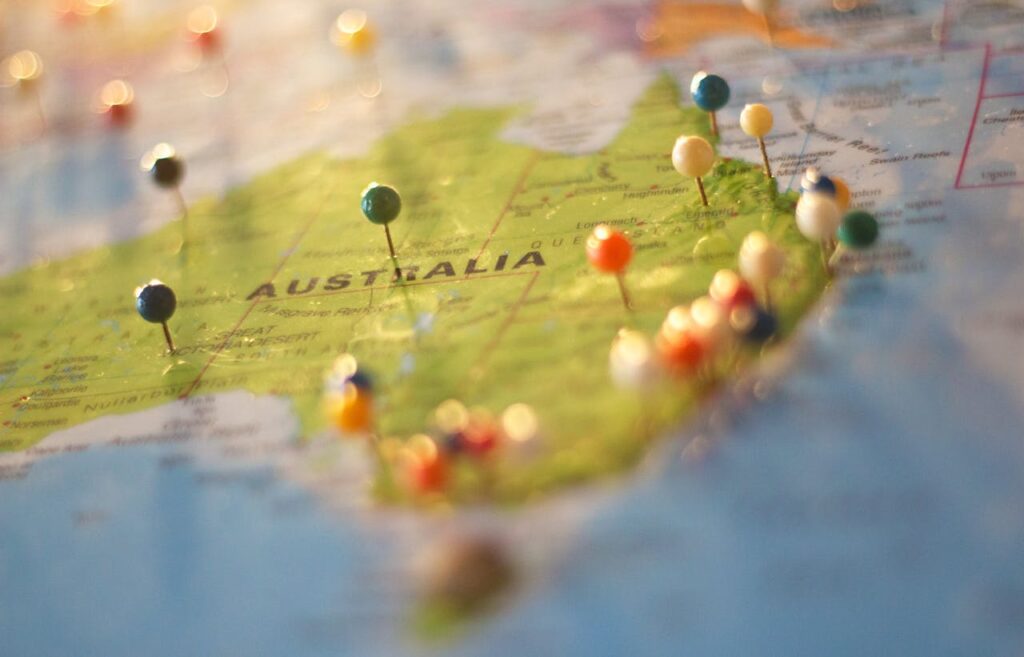 Australien Karte Familienreise nach Australien – Abenteuer für Groß und Klein