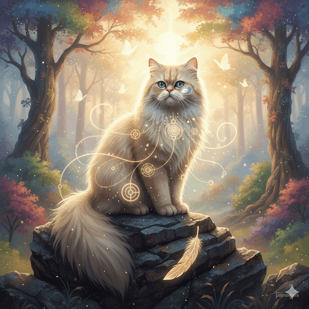 Krafttier Perserkatze – Spirituelle Bedeutung 2026